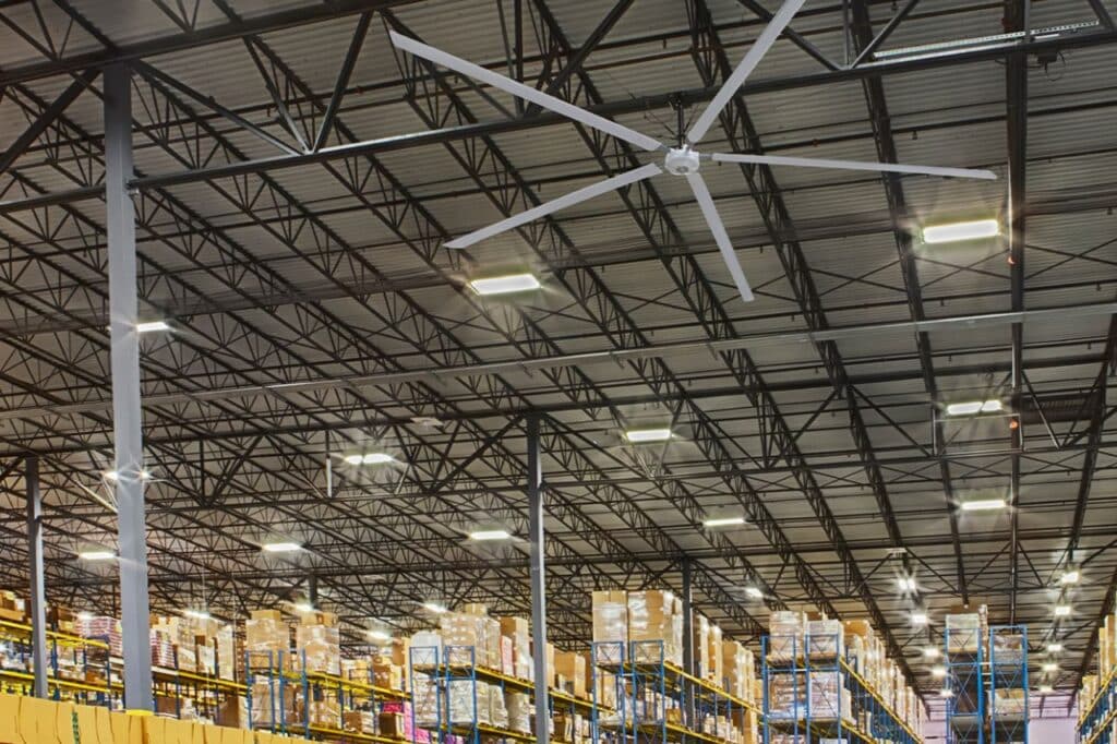 Hunter HVLS Fans Warehouse