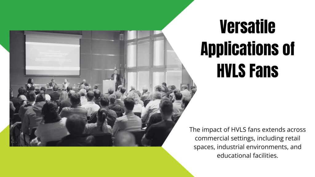 Versatile Applications of HVLS Fans
