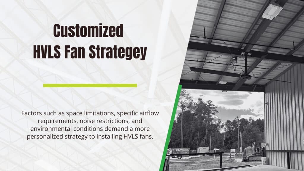 Customized HVLS Fan Strategy