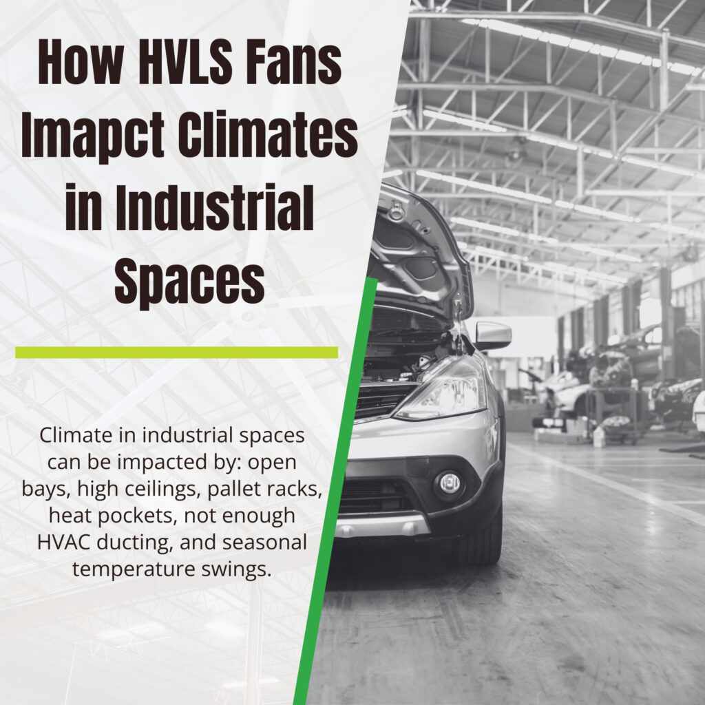 How HVLS Fans Imapct Climates in Industrial Spaces